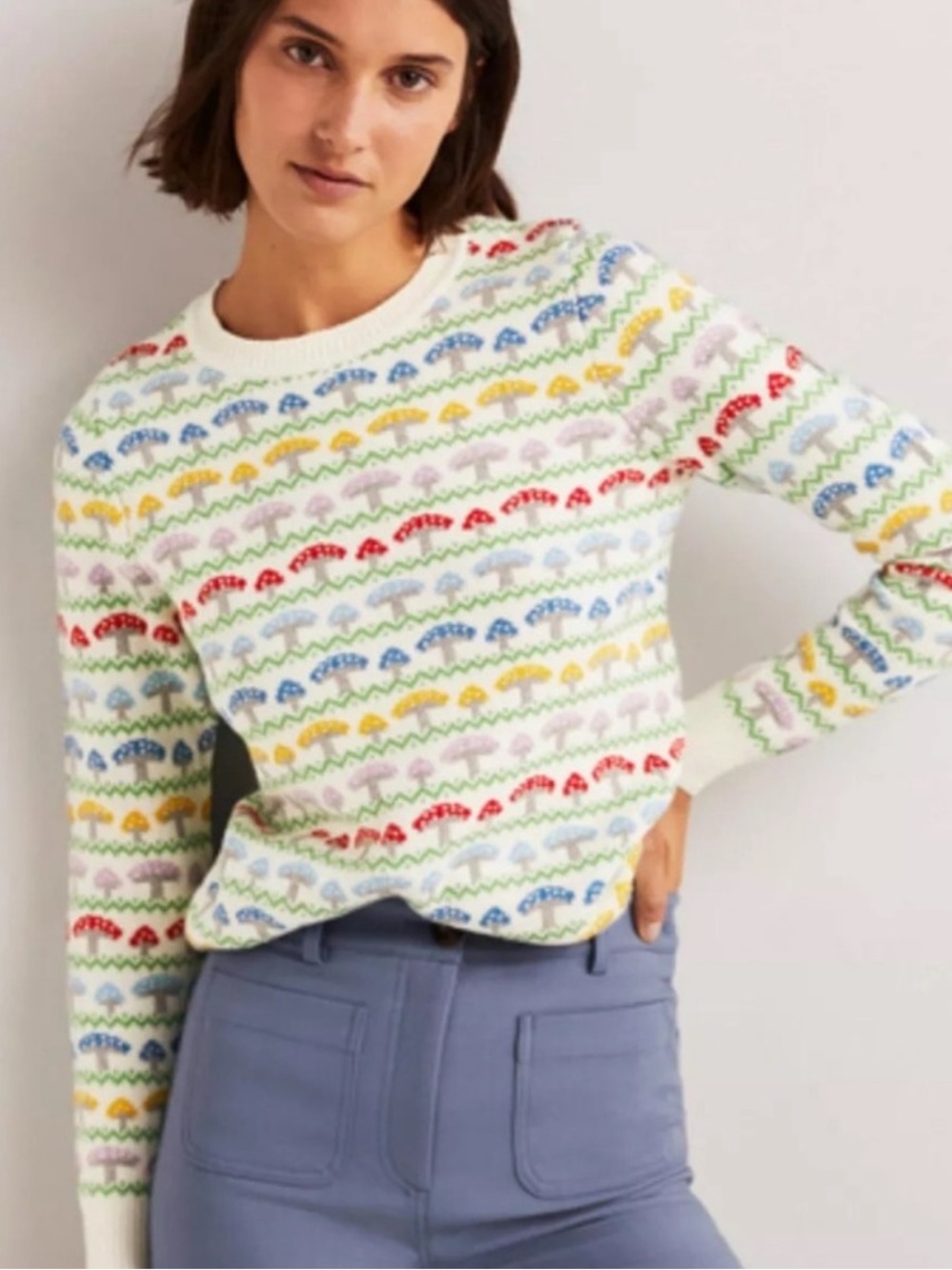 Boden Edie Mushroom sweater